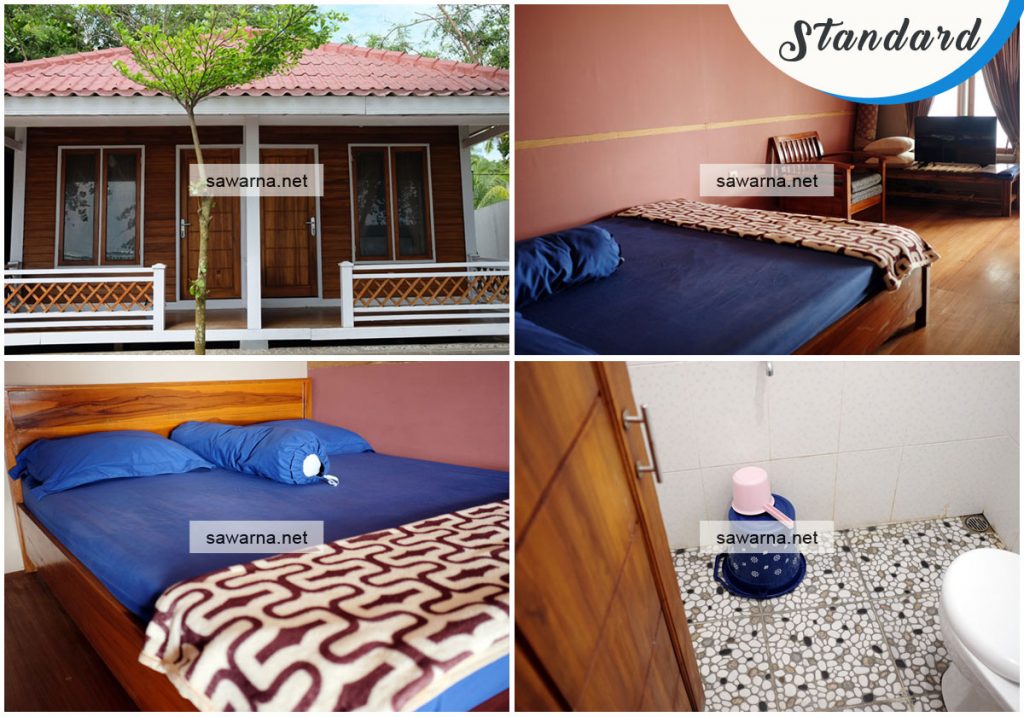 Lampion Pulman Cottage Sawarna Standard Room